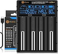 WISSBLUE LCD-4 18650 Battery Charger — image 1