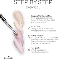PINKMASK Easy Gel 2oz Rubi Nail Extension Builder Gel — image 5