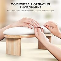 Runbby Nail Arm Rest, Adjustable Height with PU Leather Cushion — image 6