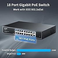 Aumox SG518P 18-Port Gigabit PoE Switch — image 2