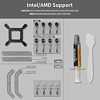 upHere D6SEK CPU Air Cooler with 6 Heat Pipes and Dual 120mm Fans — image 9