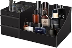 Decorcode Black Vanity Organizer with Drawers
