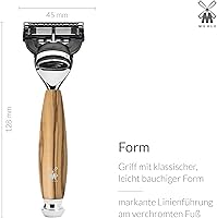 MÜHLE VIVO Olive Wood 4-Piece Pure Badger Razor Shaving Set — image 3