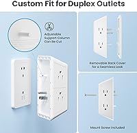 POWSAF 5 Outlet Surge Protector with 4 USB Ports — image 4