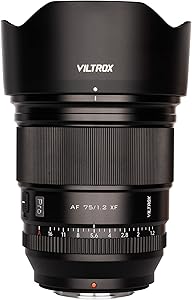 Viltrox 75mm F1.2 PRO APS-C Auto Focus Camera Lens for Fujifilm X Mount Review