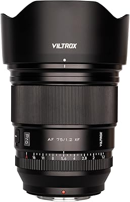 Viltrox 75mm F1.2 PRO APS-C Auto Focus Camera Lens for Fujifilm X Mount