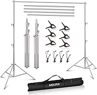 MSKIRA 9.2 x 10 Ft Stainless Steel Backdrop Stand — image 1