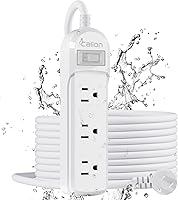 CALIONLTD Outdoor Power Strip Weatherproof with 14.7ft Extension Cord — image 1