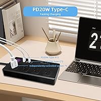 UseeLink Smart Power Strip with 4 Outlets and 4 USB Ports — image 7