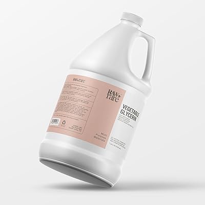 Raw Plus Rare Natural Glycerin for Skin and Face, Bulk Gallon (128 fl oz)