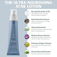 Clearogen Acne Lotion with Benzoyl Peroxide 1.8 fl oz — image 2