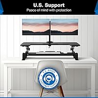 Mount-It! MI-7934 Standing Desk Converter Dual Monitor Mount 36″ — image 3