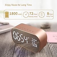Enjoy Best Time Digital Radio Alarm Clock Bluetooth Speaker — image 3