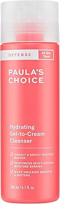 Paula's Choice DEFENSE Hydrating Gel-to-Cream Facial Cleanser, 6.7oz
