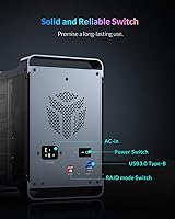 Yottamaster DF5RU3 5-Bay RAID Hard Drive Enclosure, 90TB Capacity — image 6