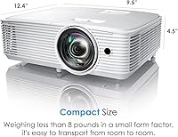 Optoma EH412ST Short Throw 1080P Projector — image 7