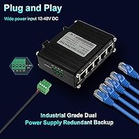 Steloproad Mini Industrial 5-Port Gigabit Ethernet Switch — image 5