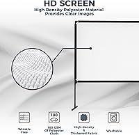 LEABIOLT 100-inch Projector Screen with Stand — image 5
