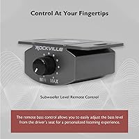 Rockville USS10 800W 10″ Slim Under-Seat Active Subwoofer — image 10