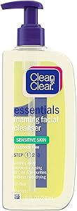 Clean & Clear Essentials Foaming Facial Cleanser for Sensitive Skin 8 fl. oz Review