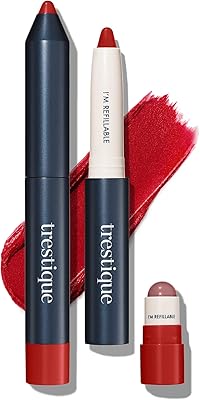 TRE'STIQUE Matte Lip Crayon - Chile Red Refillable