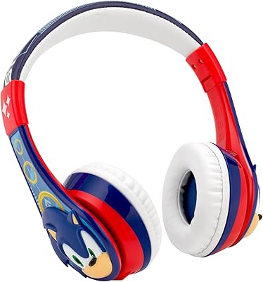 eKids Sonic The Hedgehog Bluetooth Headphones SO-B52