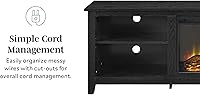 Walker Edison Wren Classic 70-Inch Fireplace TV Stand — image 10