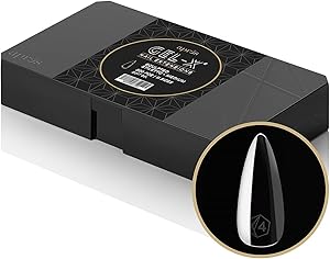 Aprés Gel-X Sculpted Stiletto Medium Tip Box - 500pc Tips (Sizes 00-9)