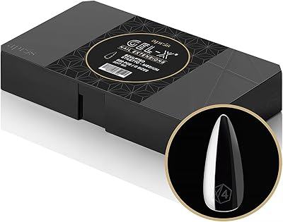 Aprés Gel-X Sculpted Stiletto Medium Tip Box - 500pc Tips (Sizes 00-9)