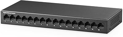 YuLinca 16-Port Gigabit Switch