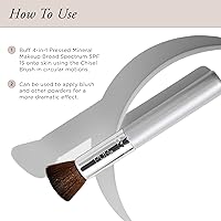 PÜR Beauty Chisel Brush, Flat Top Makeup Brush — image 5