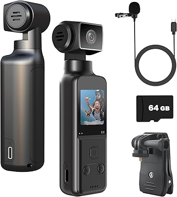 ZOMFOM 4K Body Camera with External Microphone