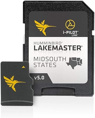 Humminbird LakeMaster Mid-South States Edition Digital GPS Lake Maps Version 5