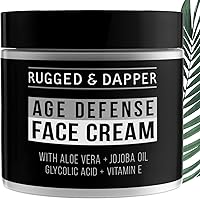 RUGGED & DAPPER Mens Face Cream with Hyaluronic Acid 2oz — image 1