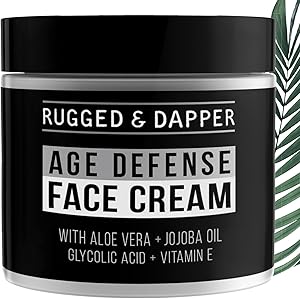 RUGGED & DAPPER Mens Face Cream with Hyaluronic Acid 2oz Review