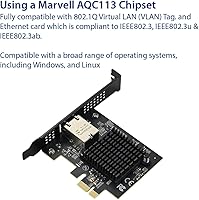 IO CREST Single Port 10 Gigabit Ethernet PCI-e x1 Network Card — image 3