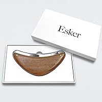 Esker Body Plane Lymphatic Drainage Massager – Teak Wood & Sterling Silver — image 2
