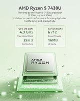 KAMRUI E3B Mini PC, Ryzen 5 7430U, 32GB RAM, 512GB SSD — image 3