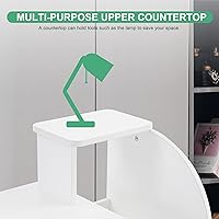 BarberPub Manicure Table 2636 White — image 6