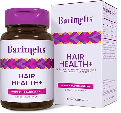 BariMelts Hair Health+ Hair Growth Supplement – 1-Month Supply