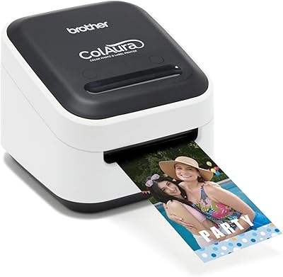 Brother ColAura VC500W Color Photo and Label Printer