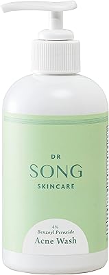 Dr Song Benzoyl Peroxide Wash 4% with Hyaluronic Acid 8oz