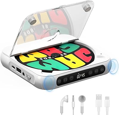 SKYANS KC918 Portable CD Player with Bluetooth