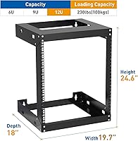 Tedgetal 12U Wall Mount Rack — image 2