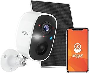 Dzees Solar Powered Security Camera 2K Review