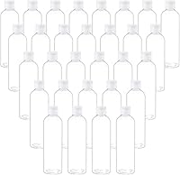 TRENDBOX 8oz Clear Bottles with Flip Cap - 30 Pack — image 1