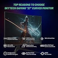 Skytech Gaming MT-MOONSHADOW 27-inch Curved Gaming Monitor — image 3