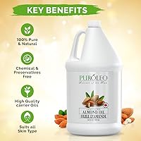 PUROLEO Sweet Almond Oil 64 Fl Oz — image 2