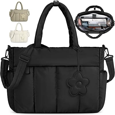 RAINSMORE Laptop Tote Bag for Women 15.6 Inch