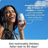 Ancient Nutrition Hair Growth + Collagen Supplement, 60 Count — image 4